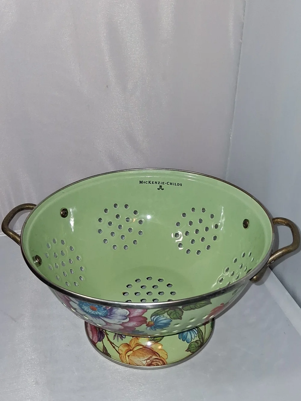 MacKenzie-Childs green Flower Market set - Picture 7 of 16